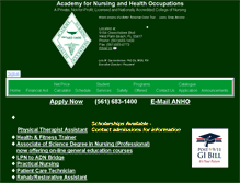 Tablet Screenshot of anho.edu